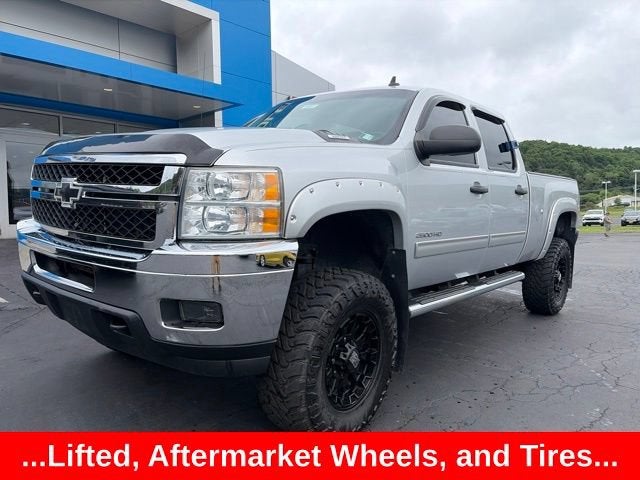 2014 Chevrolet Silverado 2500 HD LT in Silver Ice Metallic — front three-quarter view