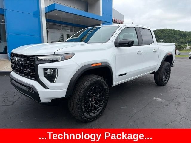 2026 GMC Canyon Elevation in Summit White — front three-quarter view
