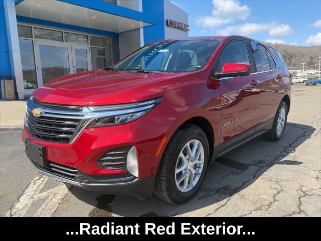 2024 Chevrolet Equinox LT in Radiant Red Tintcoat — front three-quarter view
